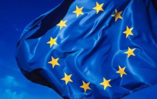 Bandera europea marcado CE